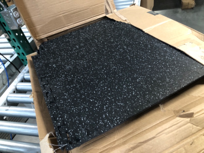 Photo 3 of 23" interlocking foam/rubber mats, 6-piece