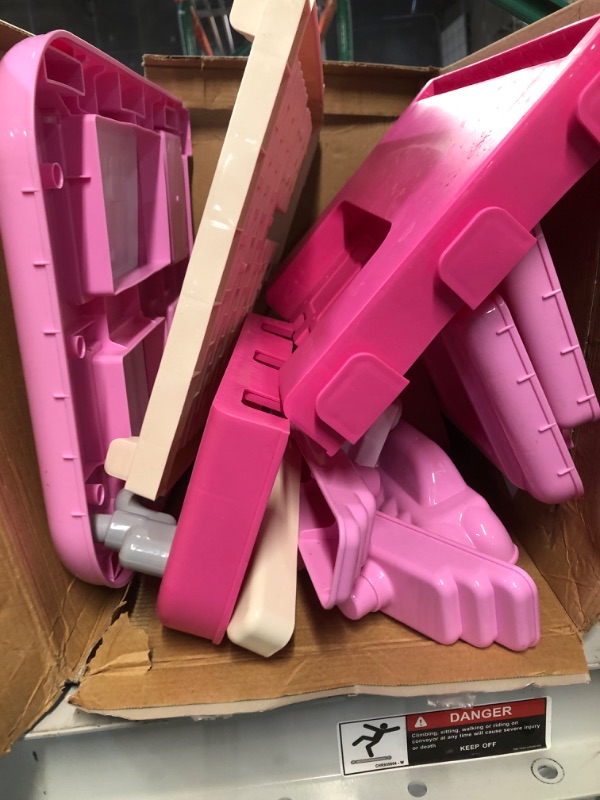 Photo 1 of Kids Play Kitchen Playset for Toddlers Girls, Toy Kitchen Sets Pretend Play Food Toy with Chair for Girls Kids Ages 3-8, Kitchen Accessories Set with Light Sound Spray, for Kids Girls Toddlers Pink