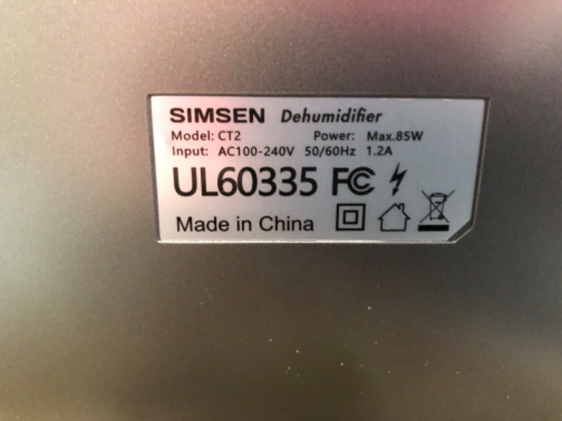 Photo 1 of (READ NOTES) SIMSEN 95oz Dehumidifiers