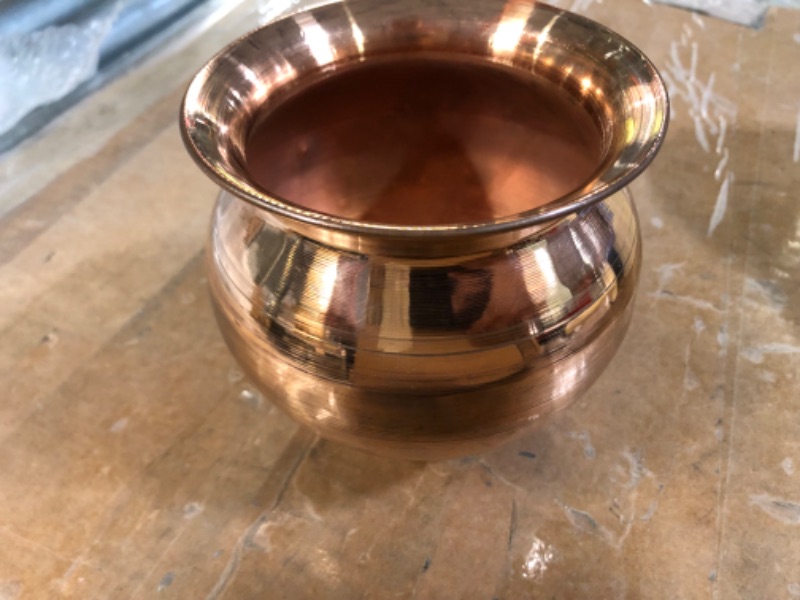 Photo 4 of (READ NOTES) Copper Kalash Lota Pot,100% 