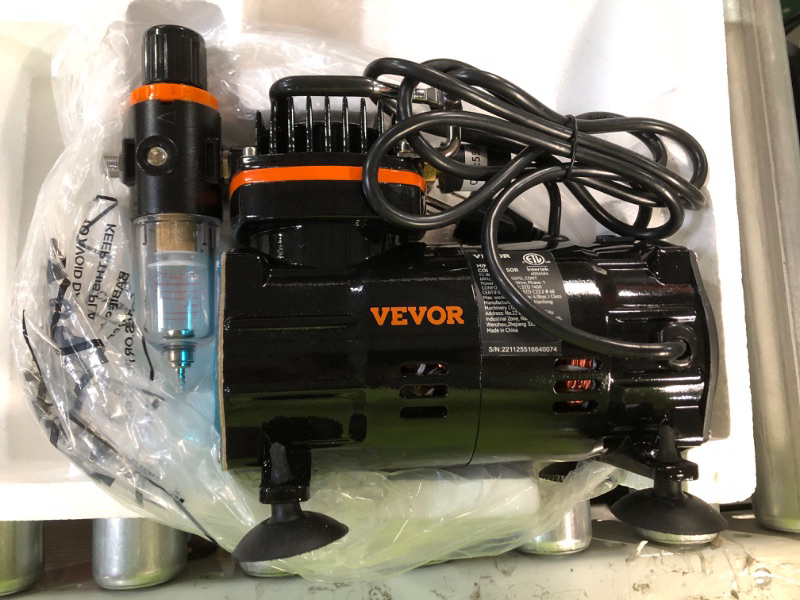 Photo 2 of VEVOR Professional Airbrush Set with Compressor,