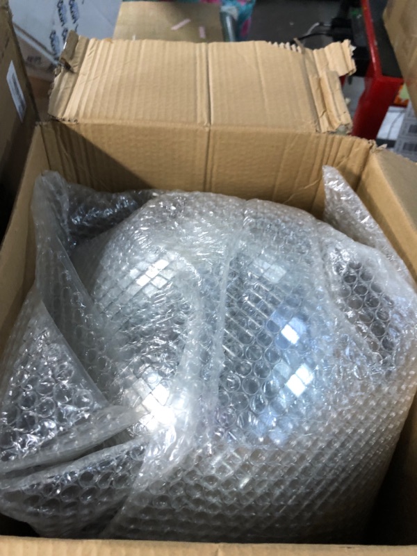 Photo 2 of (READ NOTES) Suwimut 12 Inch Mirror Disco Ball (Silver)