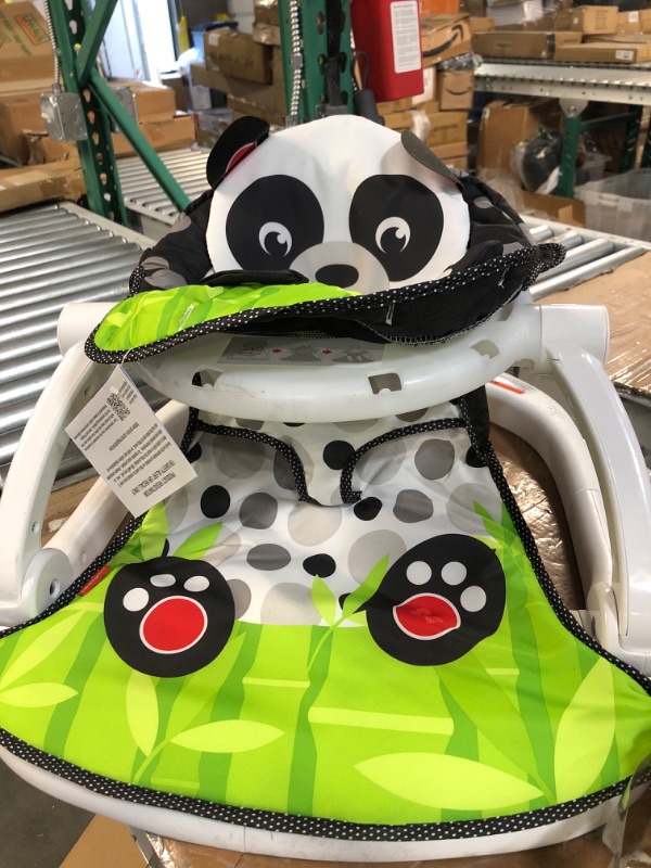 Photo 2 of Fisher-Price Portable Baby Chair, Sit-Me-Up Floor Seat, Panda Paws