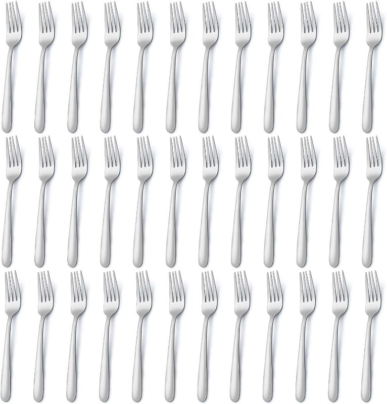 Photo 1 of 36 Pieces Dinner Forks Set (8 inch)