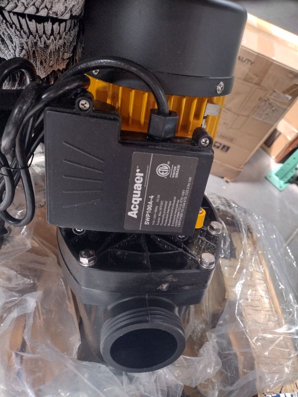 Photo 6 of ***USED***Acquaer 1 HP Pool Pump, 5400 GPH Above Ground Inground Swimming Pool Pump, 115V High Flow Single Speed Self Priming Pool Pump with Strainer Basket 1HP