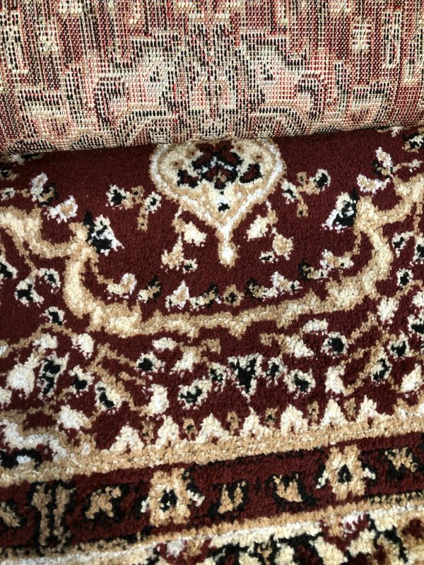 Photo 3 of *STOCK IMAGE FOR REFERENCE* SAFAVIEH Lyndhurst Collection Area Rug - 5'3" x 7'6", Black & Red, Traditional Oriental Design, Non-Shedding & Easy Care, 