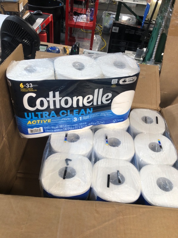 Photo 2 of Cottonelle Ultra Clean Toilet Paper with Active Cleaning 6 ROLLS (4 PACK)