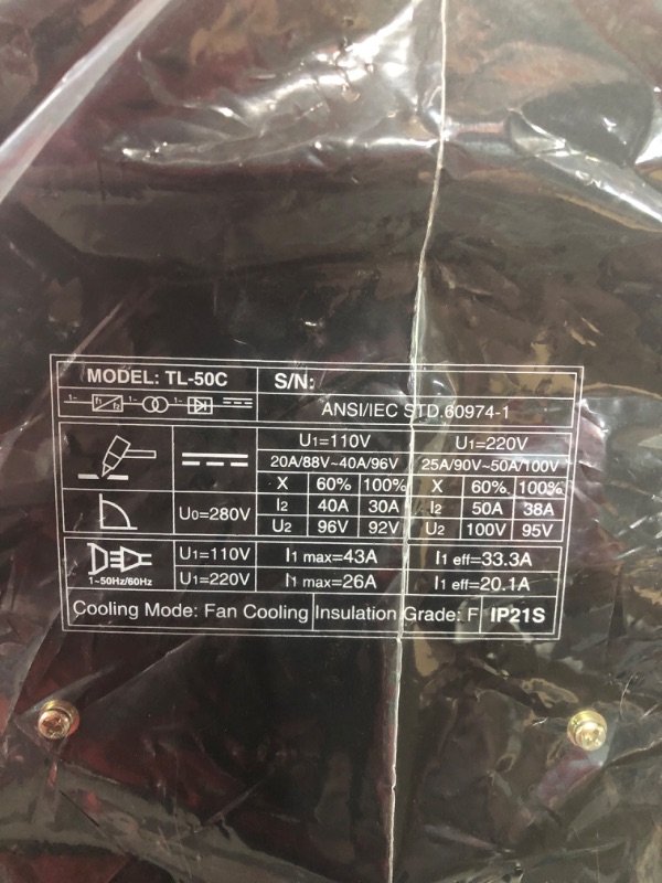 Photo 5 of *NEW**TOOLIOM 50A Non-Touch Pilot ARC Air Plasma Cutter Dual Voltage 110V/220V