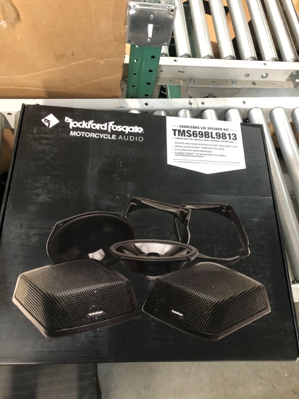 Photo 7 of *NEW**Rockford Fosgate HD9813SG-STAGE3 Digital Media Receiver, Four Speakers & Amplifier Kit for 1998-2013 Harley-Davidson Street Glide