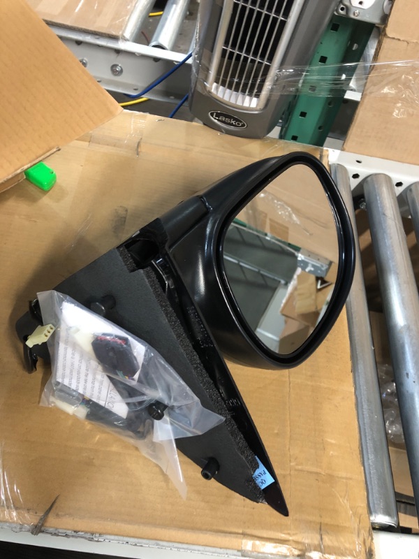 Photo 2 of Dorman 955-281 Driver Side Power Door Mirror - Folding Compatible with Select Ford Models, Black Driver Side (LH)