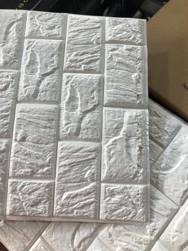 Photo 3 of (SEE NOTES) 30 Pcs 28.81 Sq ft 3D Wall Panels Peel and Stick Foam Brick