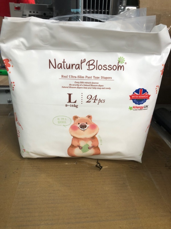 Photo 2 of Natural Blossom Easy Pull-up Diaper Pants | Size (4) 2T-3T (20-31 lbs) | 96 Count (24ea*4packs) |