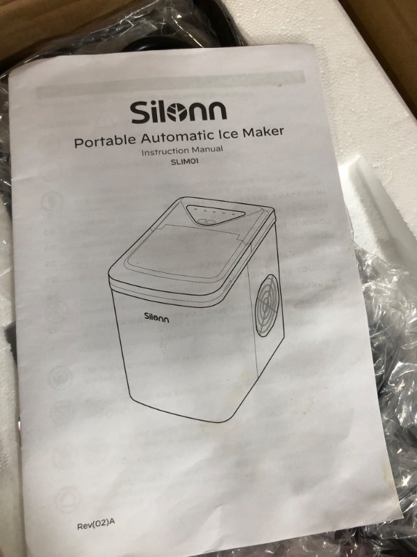 Photo 3 of **item does not turn on**sold for parts**
Silonn Ice Makers Countertop