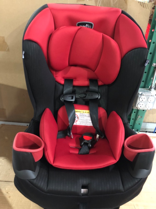 Photo 3 of Evenflo Sonus 65 Convertible Car Seat, Rocco Red