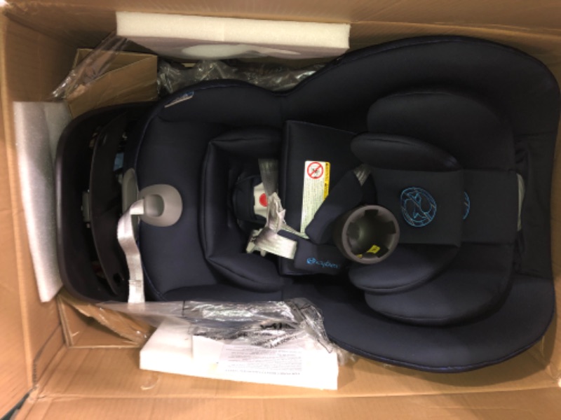 Photo 2 of CYBEX Sirona S with SensorSafe, Convertible Car Seat, 360° Rotating Seat, Rear-Facing or Forward-Facing Car Seat, Easy Installation, SensorSafe Chest Clip, Instant Safety Alerts, Blue Car Seat 