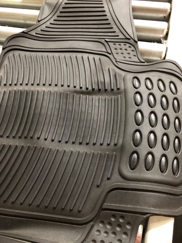 Photo 1 of BDK Heavy Duty Rugged Ridged Complementary Rubber Rear Floor Mats Liners,