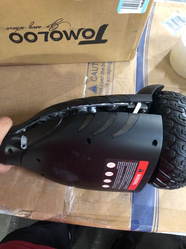 Photo 2 of (PARTS ONLY) 
TOMOLOO Hoverboards for Kids Ages 6-12, 6.5" - DAMAGED IN THE BACK 
