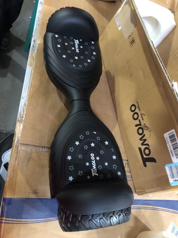 Photo 4 of (PARTS ONLY) 
TOMOLOO Hoverboards for Kids Ages 6-12, 6.5" - DAMAGED IN THE BACK 
