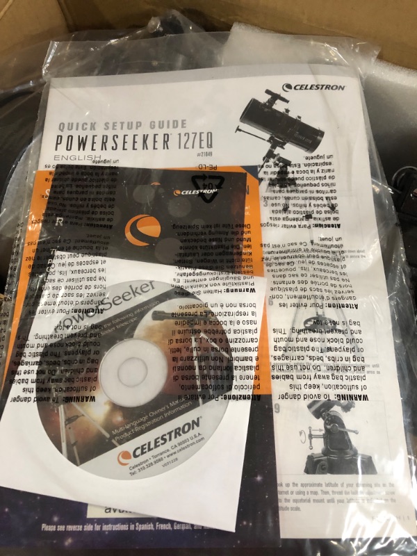 Photo 1 of Celestron – PowerSeeker 127EQ Telescope 