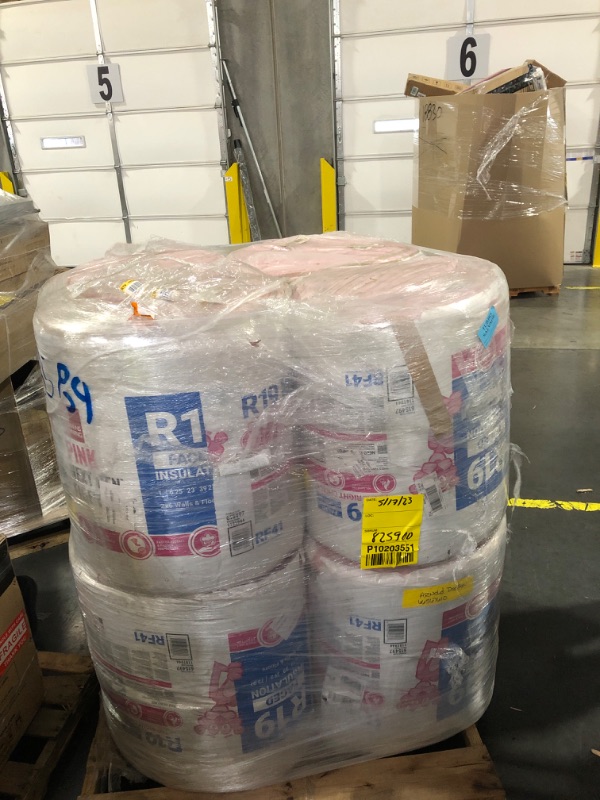 Photo 2 of (NO RETURN) 
Owens Corning R-19 Faced Fiberglass Roll 23" Wide- PACK OF 8 