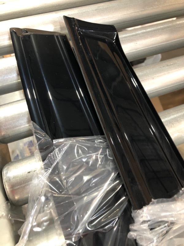 Photo 1 of IKON MOTORSPORTS, Window Visors Compatible with 2022-2023 Honda Civic Sedan, Tape On Smoke Sun Rain Wind Window Guard Sun Shade Deflector 1.5mm 4PCS Slim Style Smoke/Tinted