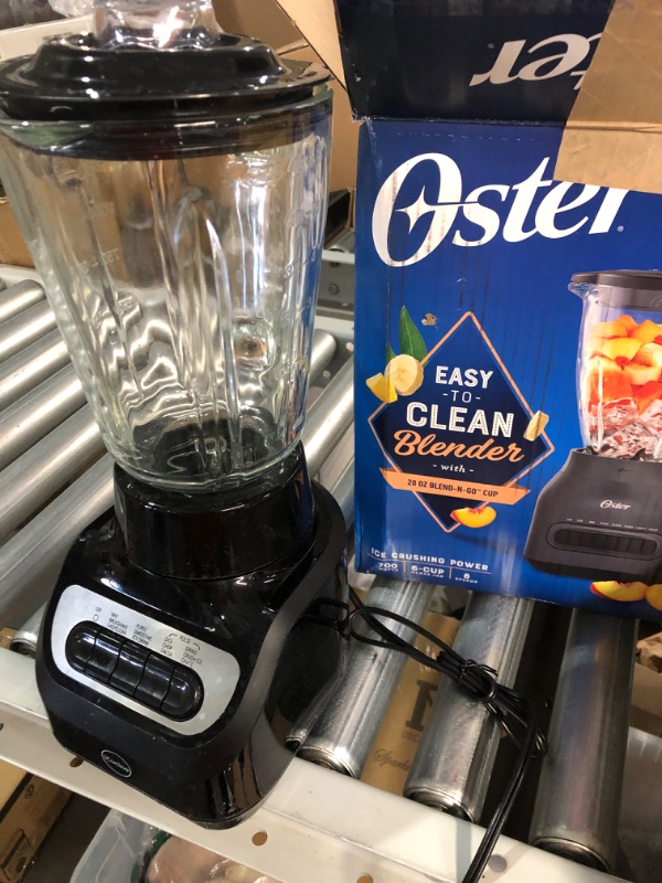 Photo 3 of **SEE NOTES**
Oster Easy-to-Clean Blender with Dishwasher-Safe Glass Jar with a 20 oz. Blend-n-Go Cup