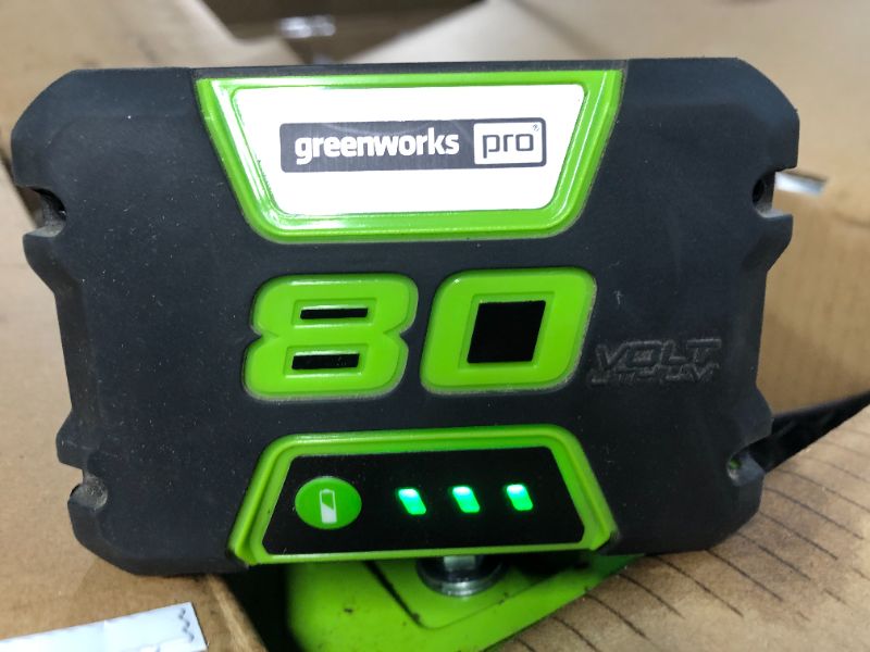 Photo 3 of **SEE NOTES** Greenworks Pro 80V 2.0Ah 16-Inch Brushless Cordless Chainsaw