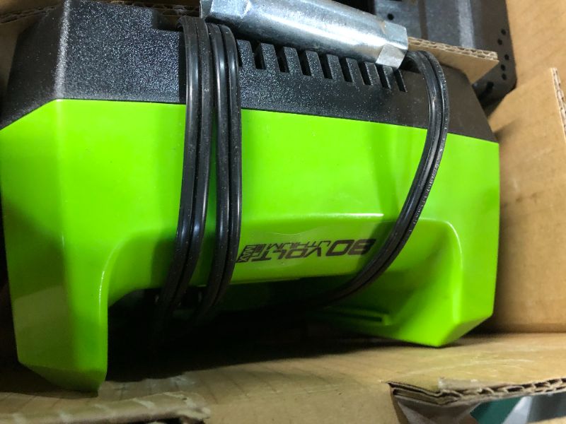 Photo 5 of **SEE NOTES** Greenworks Pro 80V 2.0Ah 16-Inch Brushless Cordless Chainsaw