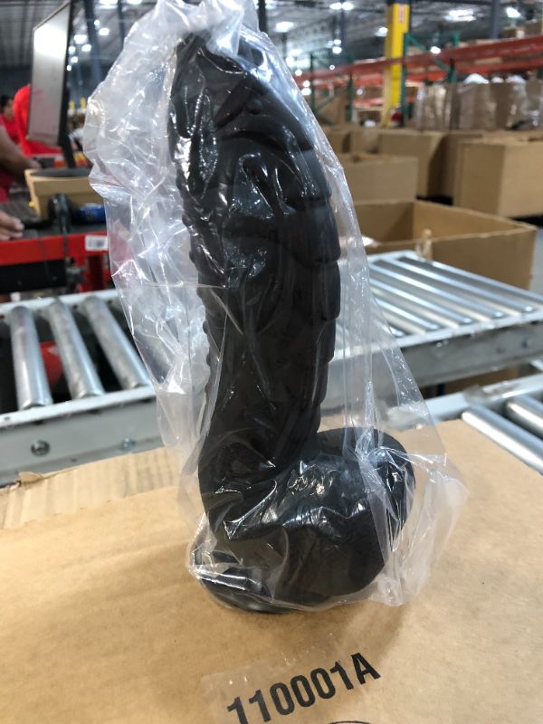 Photo 2 of **NEW**8.5Inch Realistic Dildo Soft Liquid Silicone Material No Any Smell Adult Sex Toys Thick Penis Strong Suction Cup for Hand-Free(Black) Black 8.5 Inch