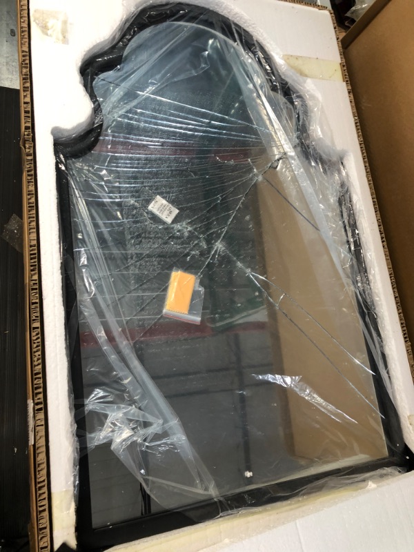 Photo 1 of (PARTS ONLY) NXHOME Metal-Frame Accent Wall Mirror - 35.5×21.7 in Black 35×22"