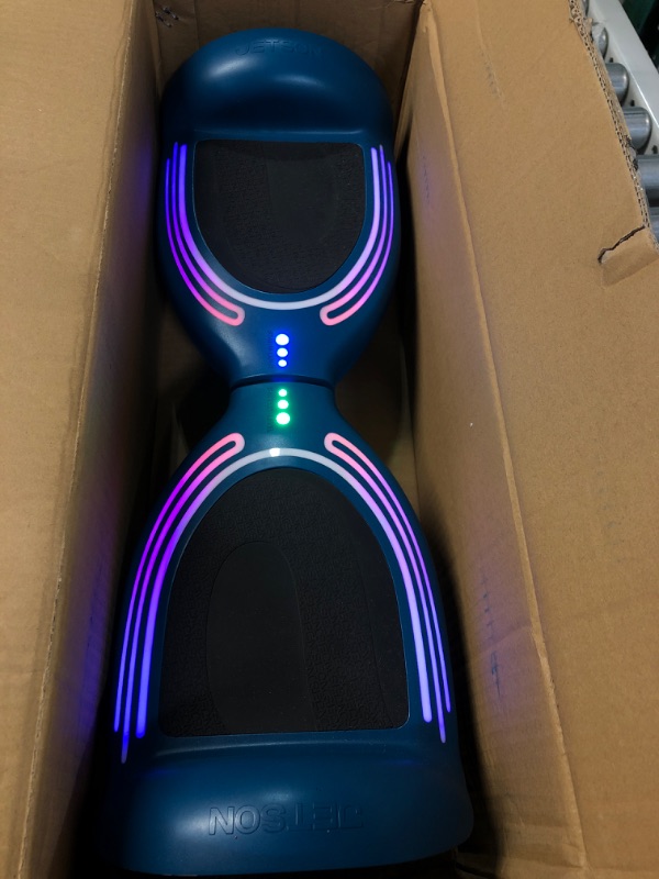 Photo 1 of **FOR PARTS ONLY**  Jetson - Self-Balancing Hoverboard - Blue
