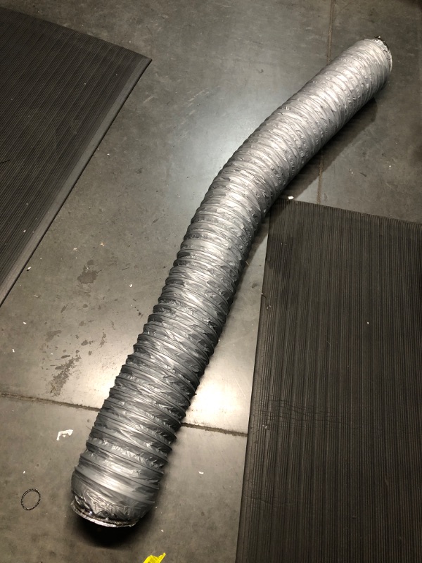 Photo 2 of (STOCK PHOTO REFERENCE ONLY) 5 Inch Diameter Exhaust Hose Air Conditioner Hoses 6.5ft Length (Gray)