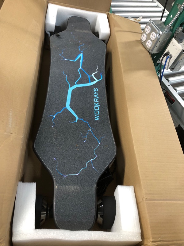 Photo 2 of *STOCK PHOTO FOR REFERENCE* Caroma 900W Electric Skateboard with Remote, Black&Blue