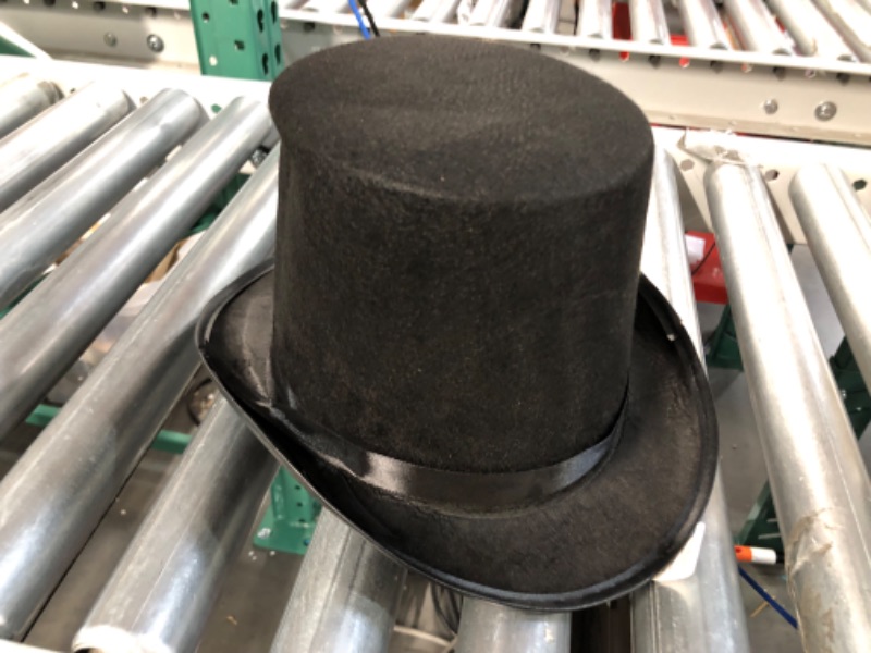 Photo 2 of Rhode Island Novelty Deluxe Black Magician Butler Formal Costume Top Hat