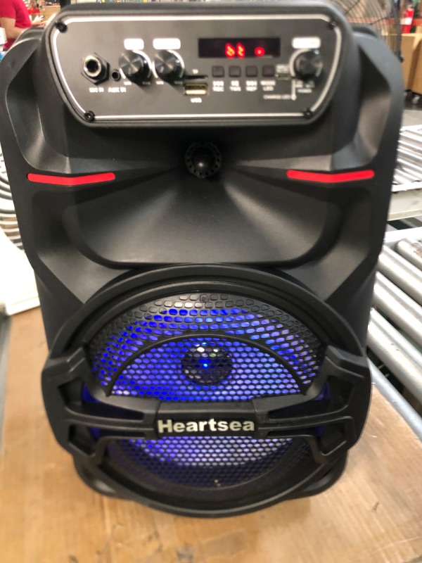 Photo 3 of Heartsea Bluetooth Karaoke Speaker with Microphone