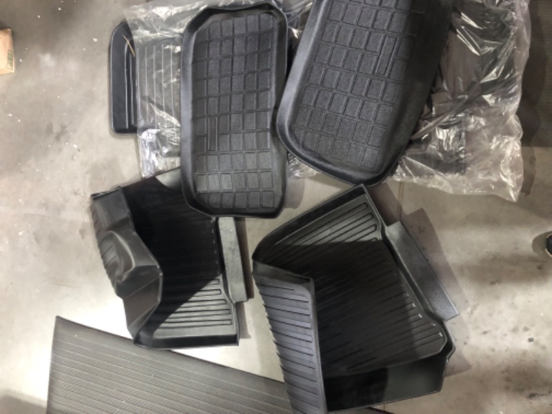 Photo 4 of All Weather Floor Mats for Tesla Model Y 5-Seat 2021 2022 2023