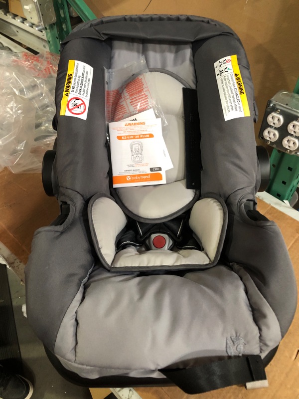 Photo 3 of Baby Trend 35 Infant Car Seat Grey