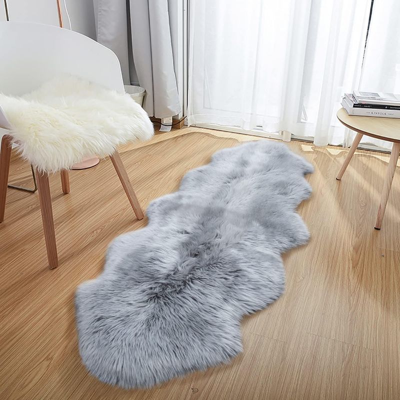 Photo 1 of *Photo is Reference only* Genuine Sheepskin Rug, New Zealand Sheepskin Throw Luxury, Fluffy Sheepskin Carpet 