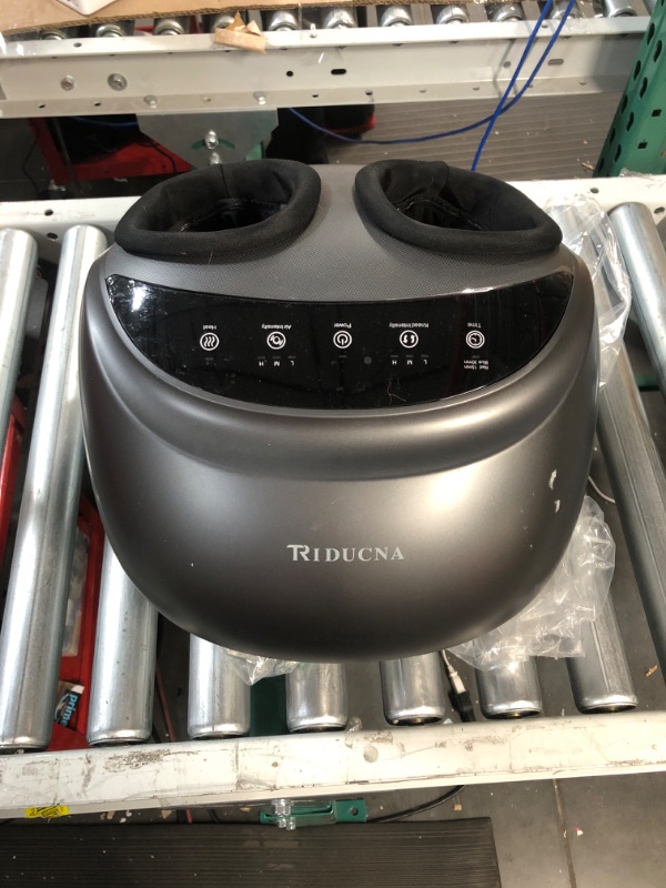 Photo 1 of *UNTESTED* TRIDUCNA Shiatsu Foot Massager Machine with Heat and Remote - Black