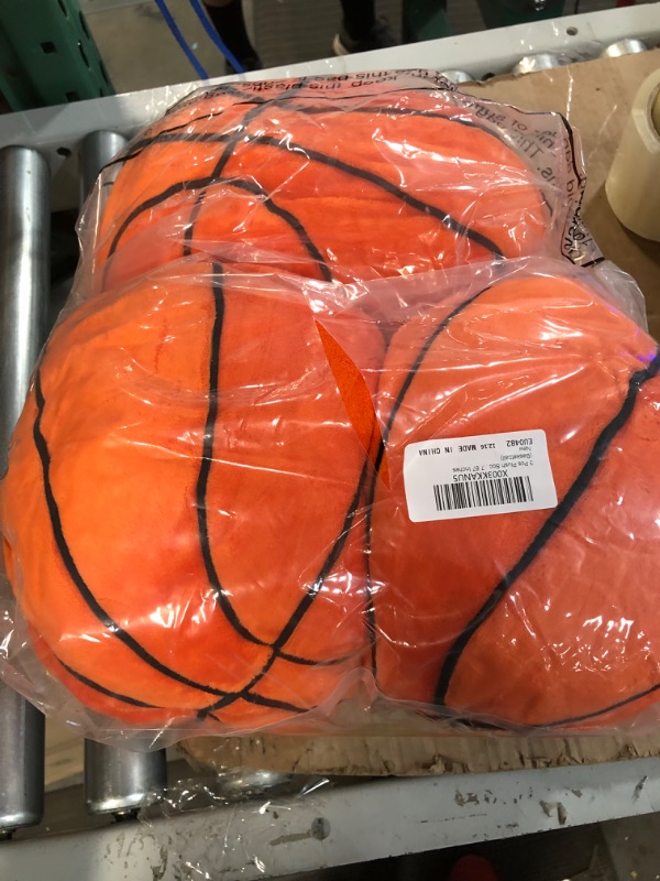 Photo 2 of 3 Pcs Basketball Pillow Football Pillow 