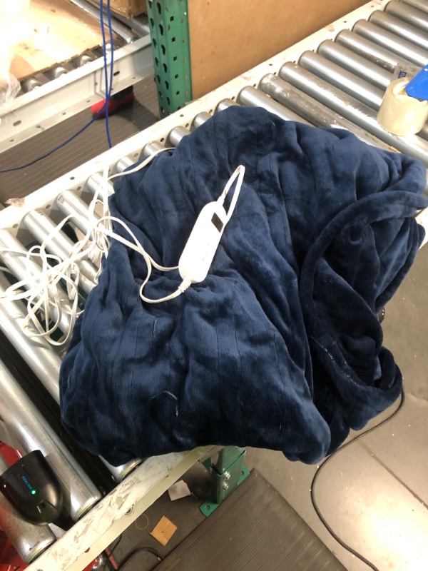 Photo 2 of *UNTESTED* Electric Heated Blanket, Large - Blue