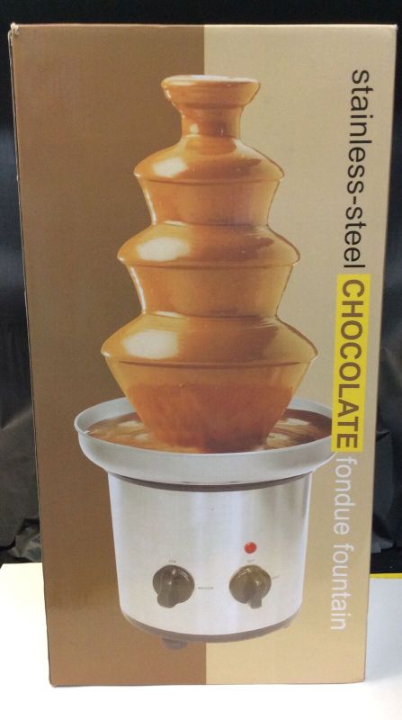 Photo 1 of *UNTESTED* 4 Tier Stainless Steel Chocolate Fondue Fountain, BD-019