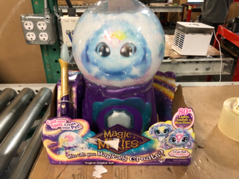 Photo 2 of [Factory Sealed] Magic Mixies Magical Misting Crystal Ball with Interactive 8 inch Blue Plush Toy and 80+ Sounds and Reactions