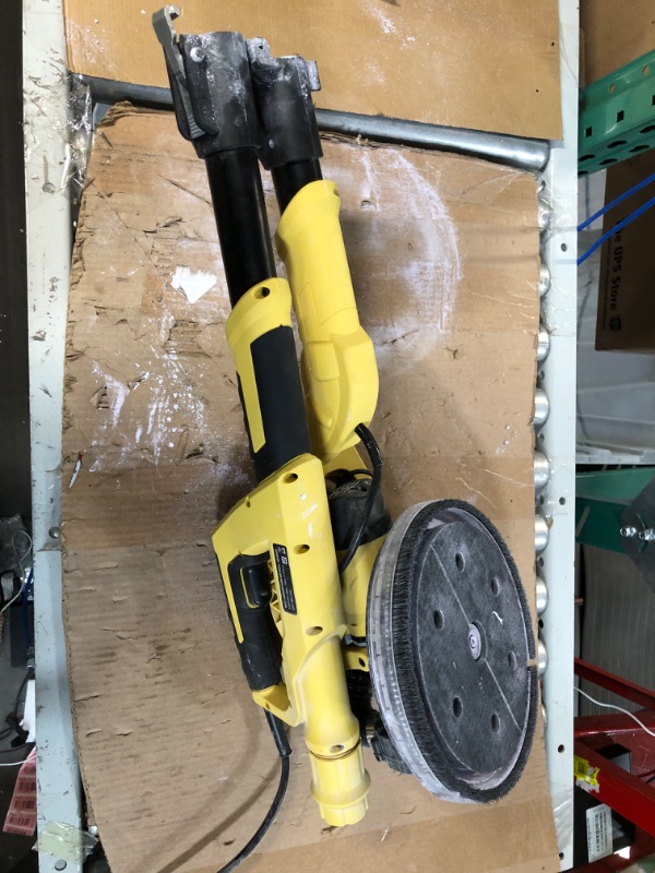 Photo 4 of [Used] YATTICH Drywall Sander, Electric Motor Sander, 7 Variable Speed, 1000-1850RPM - YT-917 (Yellow)