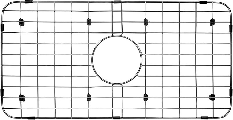 Photo 1 of [Factory Sealed] Serene Valley Sink Bottom Grid 24-1/8" x 12-5/8", Centered Drain with Corner Radius 1-1/2"