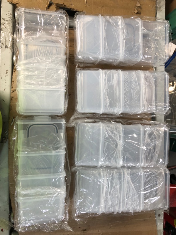 Photo 2 of [Factory Sealed]Airtight Food Storage Containers Set with Lids (24 Pack)  - Free Marker and 24 Labels Extra Large