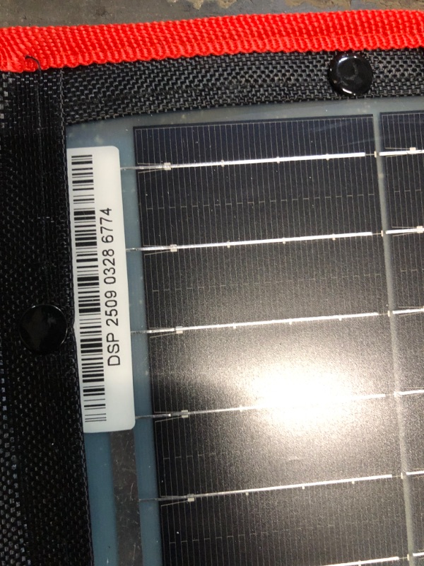 Photo 4 of [See Notes] DOKIO 300W 18V Portable Solar Panel Kit (ONLY 0.9in Thick) Folding Solar Charger with 2 USB Outputs for 12v Batteries/Power Station