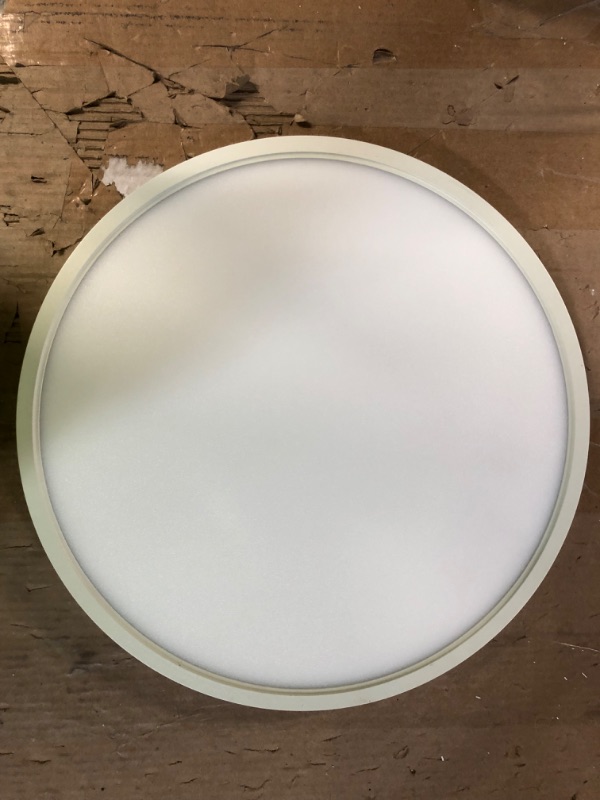 Photo 2 of TALOYA Flush Mount 12 Inch Ceiling Light (Milk White Shell) 20W