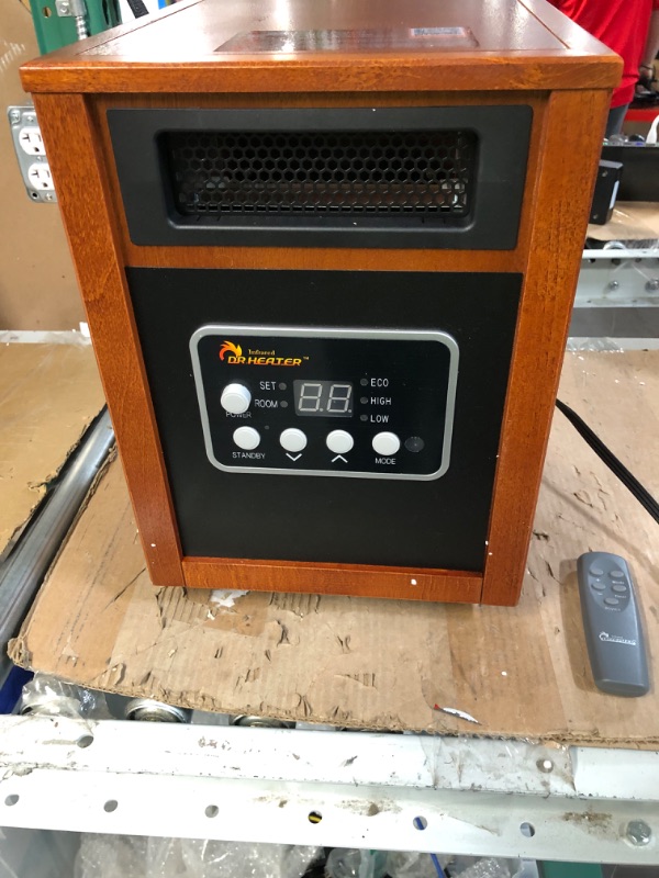 Photo 3 of [For Parts] Dr Infrared Heater Portable Space Heater, 1500-Watt