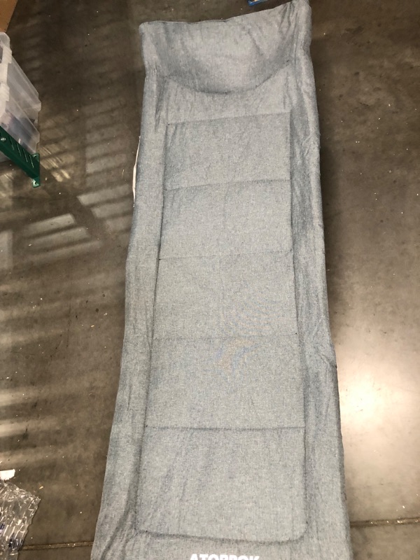 Photo 1 of [Like New] ATORPOK Camping Cot for Adults -  Supports 450 lbs (Grey)